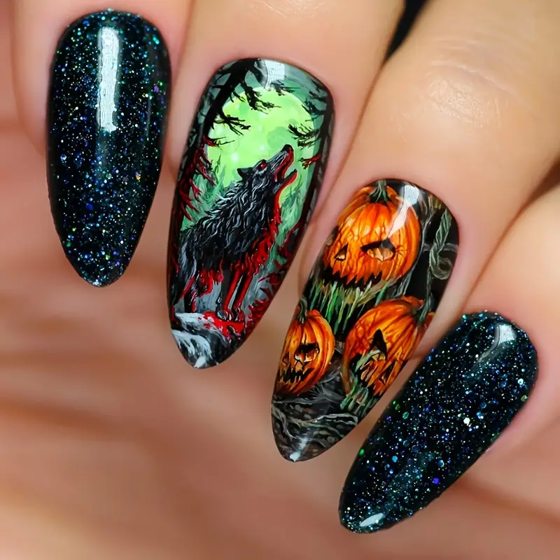 Unhas Decoradas Para o Halloween